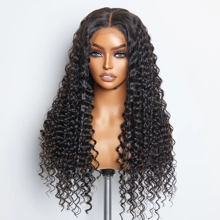 Taneshia's GodBless 5x5 24 inches Glueless Lace Closure Wig 180% Density Deep Wave