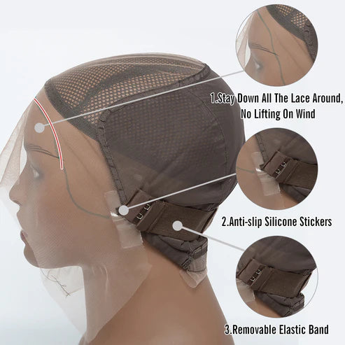 Taneshia's GodBless 13x6 PartingMax Glueless Lace Wig 3D Cap Pre-bleached Straight Transparent Lace Front Wig 150% Density