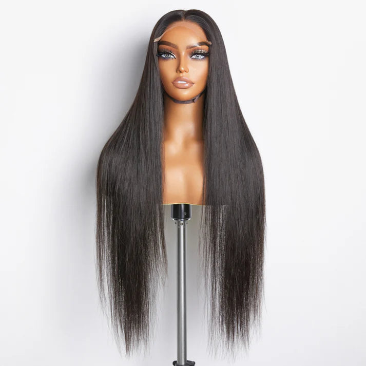 Taneshia's GodBless 24 inch 5x5 Glueless Lace Closure Wig 180% Density Straight