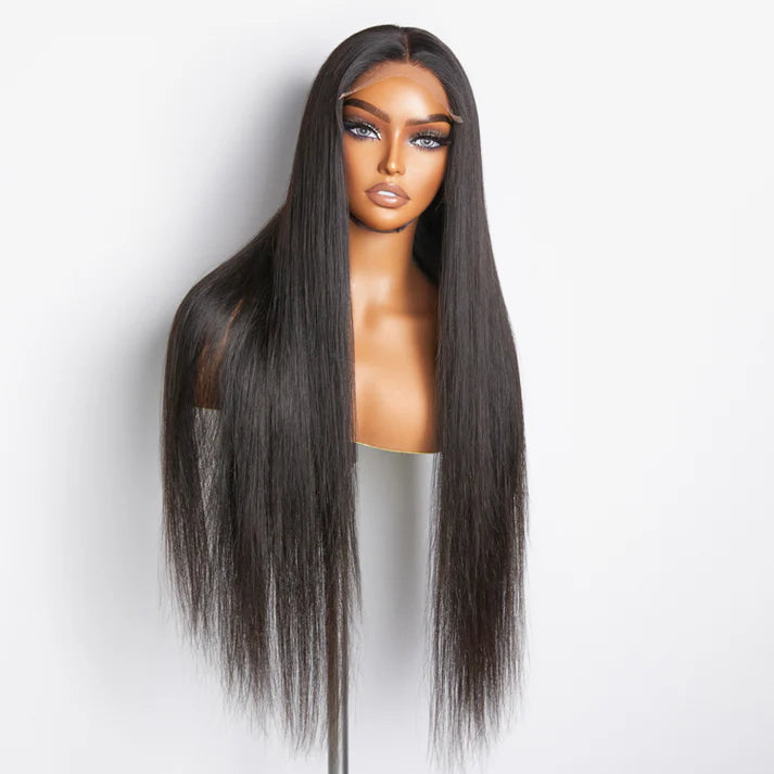 Taneshia's GodBless 24 inch 5x5 Glueless Lace Closure Wig 180% Density Straight