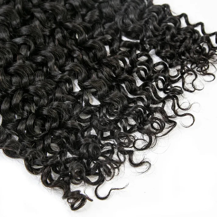 Taneshia's GodBless Water Wave Bulk Hair For Braiding #1B Natural Black