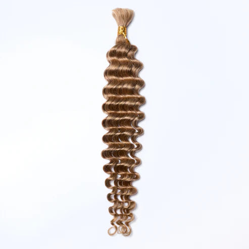 Taneshia's GodBless 20inch Deep Wave Bulk Hair For Braiding #27 Color